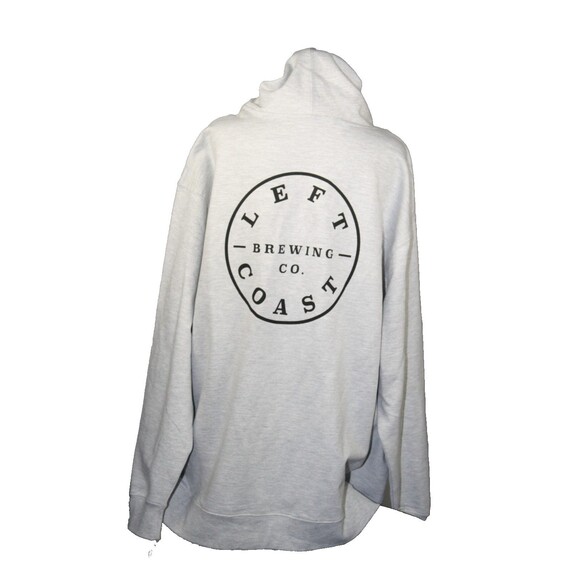 NEW Left Coast Brewing Co Hoodie Black Sweatshirt XL Handcrafted Spirits Irving - Picture 3 of 4